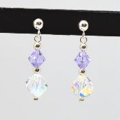 Boucles Cristal Parme