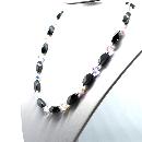 Collier Hématite et Cristal