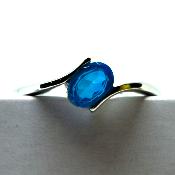 Bague Twist Blue Opal