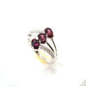 Bague Cloé Grenat