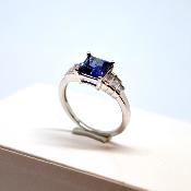 Bague Tanzanite de 1,5 carat 