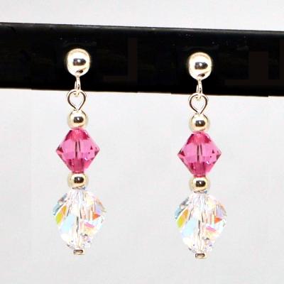 Boucles Cristal Rose