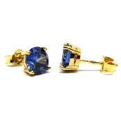 Boucles Tanzanites Brillants