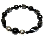 Bracelet Hématite et Onyx