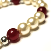 Bracelet Perles Rubis