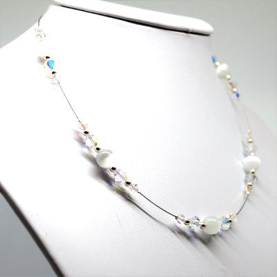 Collier Neige Espacé